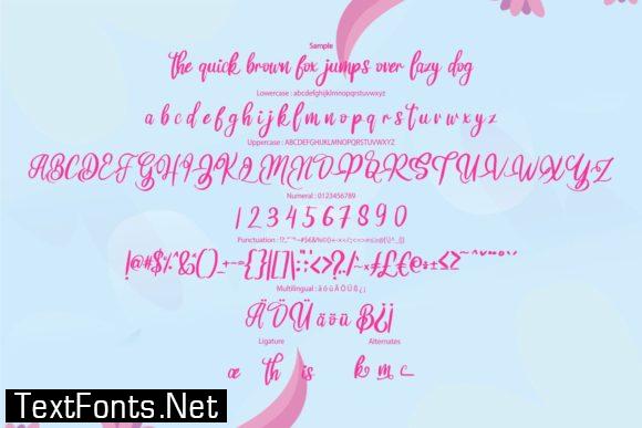 Balisa Script Font