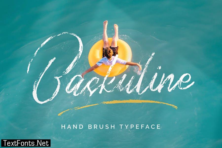 Baskuline Brush Font