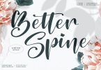 Better Spine Beautiful Script LS