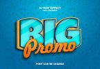 Big Promo 3d Text Effect
