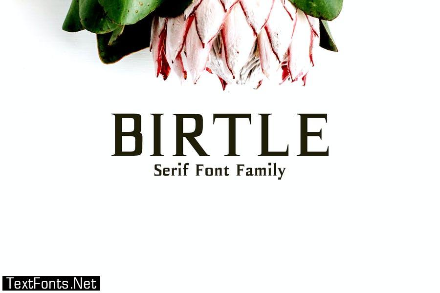 Birtle Serif Font Family