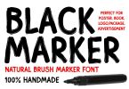 Black Marker Business Font