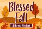 Blessed Fall Font
