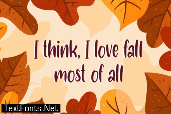 Blessed Fall Font