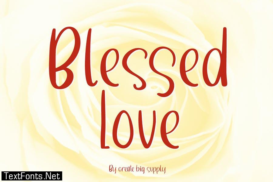 Blessed Love Font