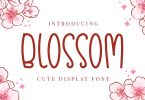 Blossom - Cute Handwriting Font