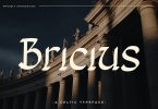 Bricius – Display Celtic Typeface
