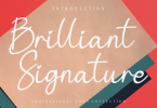 Brilliant Signature Font