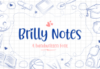 Brilly Notes Font