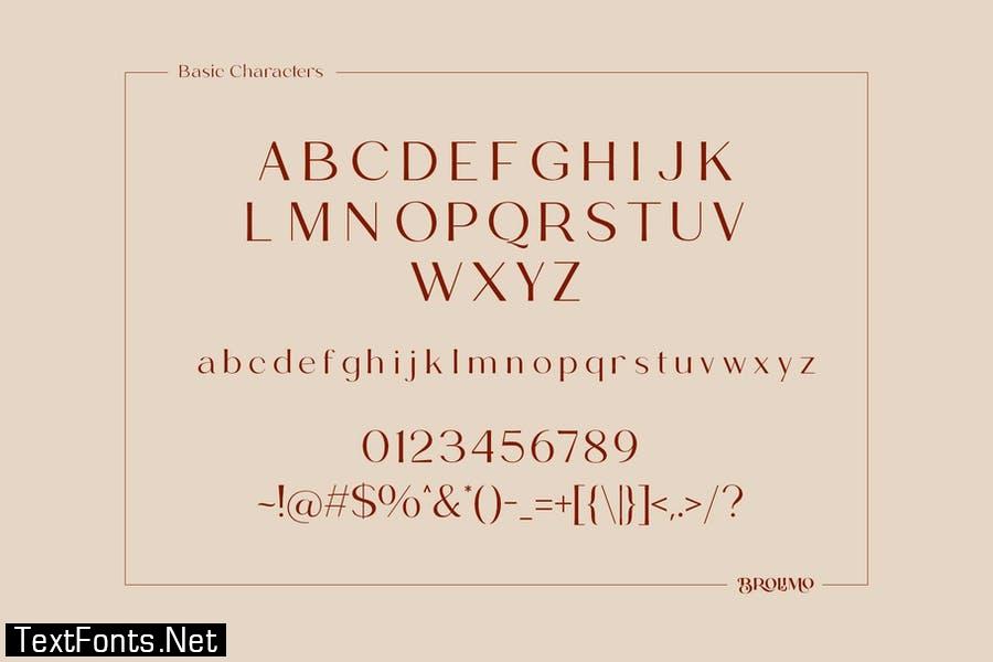 Bromilo Typeface Font