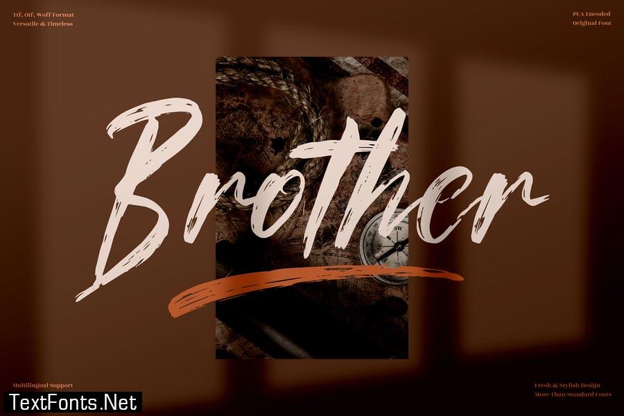 Brother Brush Font LS