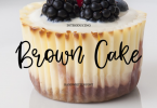 Brown Cake Font