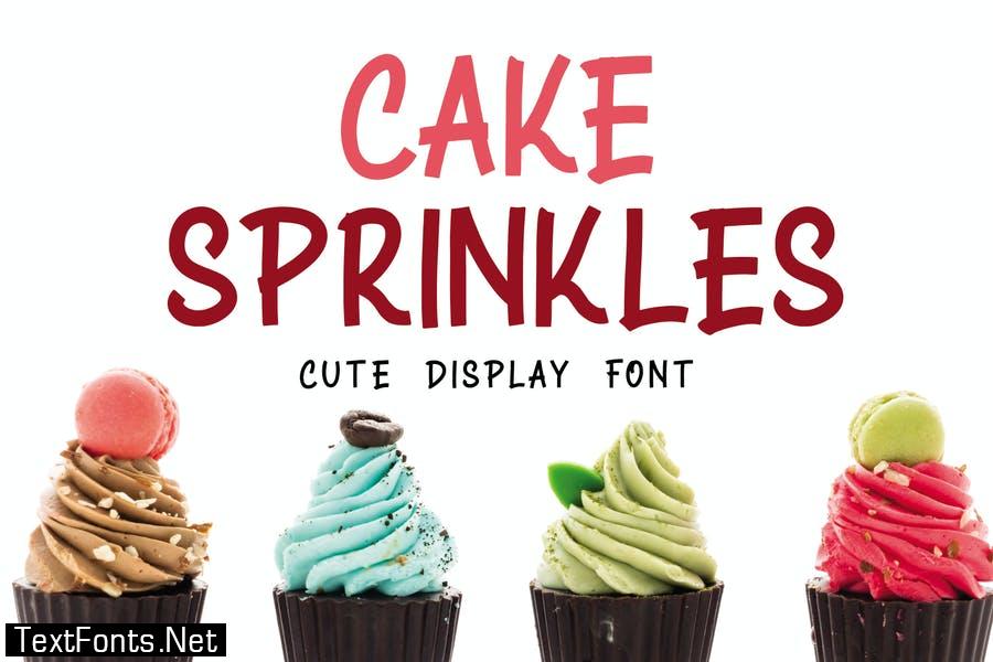 Cake Sprinkles - Cute Display Font