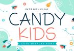 Candy Kids - Cute Handwriting Display Font