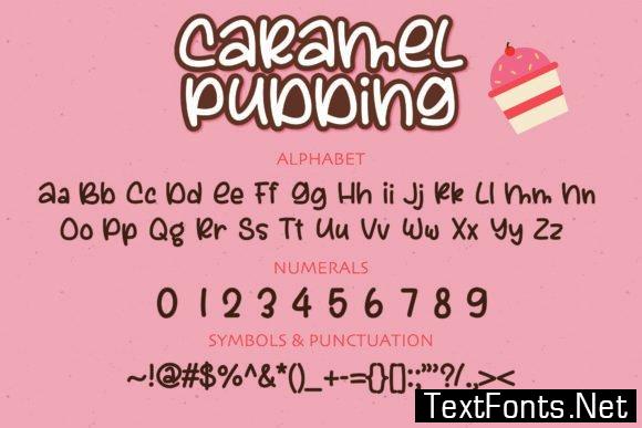 Caramel Pudding Font