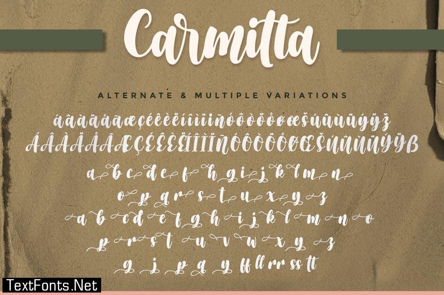 Carmitta - Modern Calligraphy Font