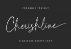 Cherishline Script Font