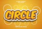 Circle 3d Text Effect