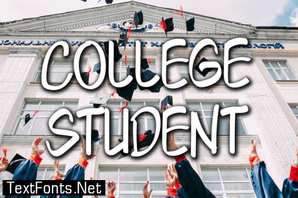 College Student Font