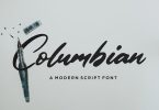 Columbian Script Font YH