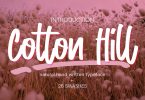 Cotton Hill - Natural Hand Written Typeface