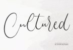 Cultured Handwriting Font