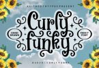 Curly Funky Font