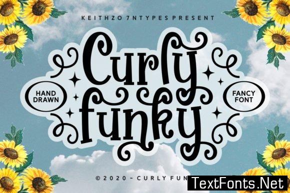 Curly Funky Font