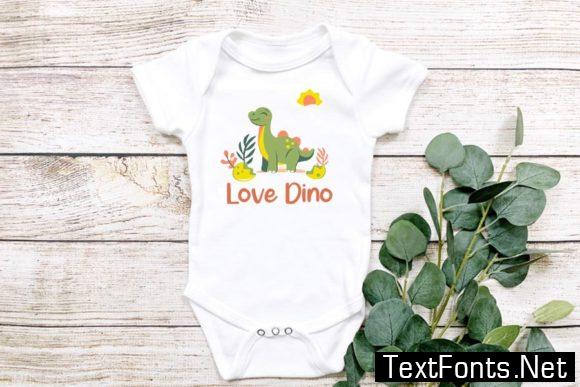 Cute Dinosaur Font