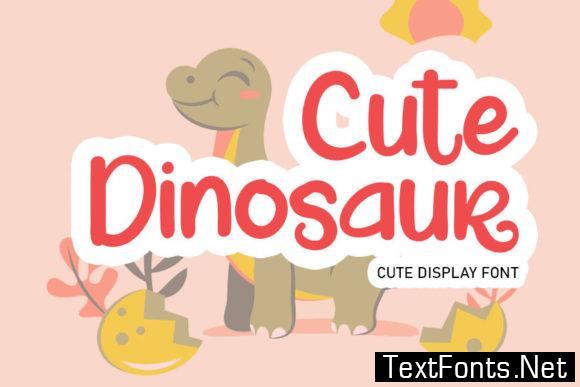 Cute Dinosaur Font