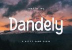 Dandely – Retro Sans Serif