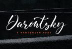 Darontsky - Brush Font