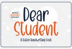 Dear Student Font