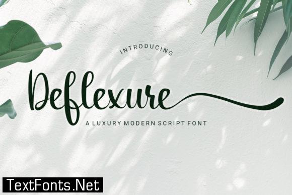 Deflexure Font