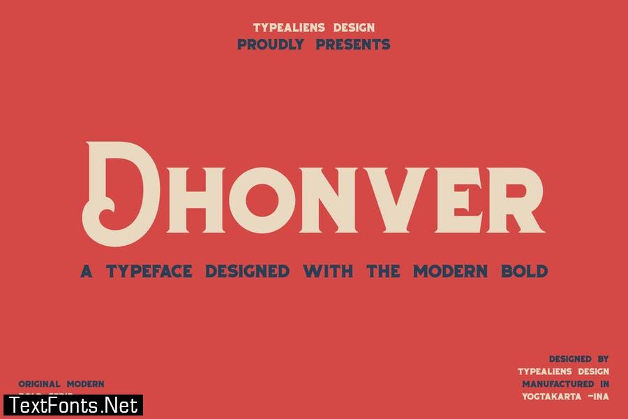 Dhonver Font