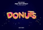 Donuts - Fun and Funky 3D Text Effect