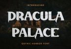 Dracula Palace - Ghotic Horror Font