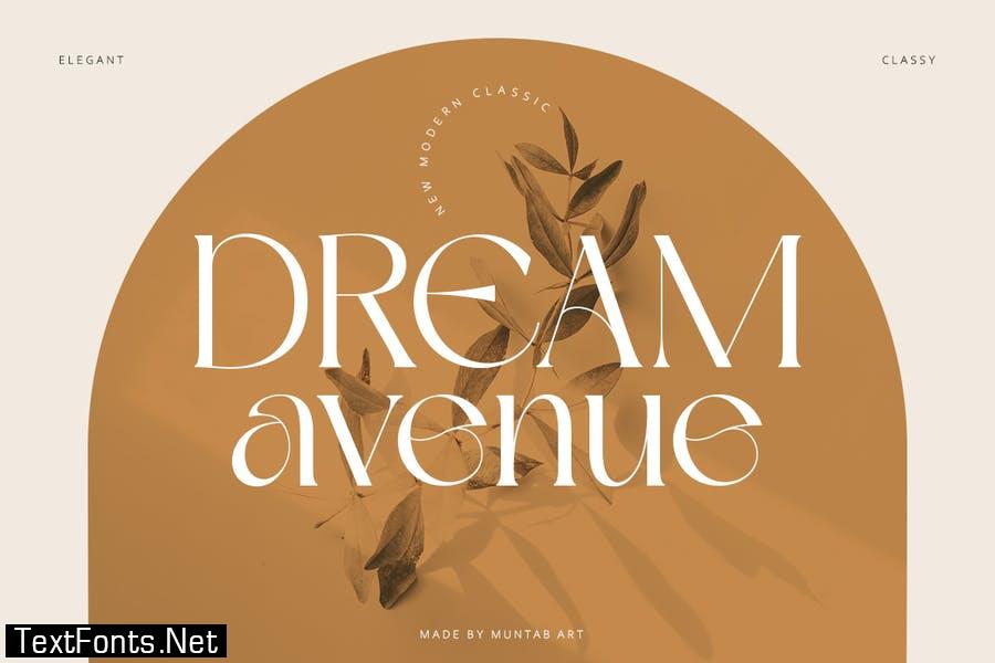 Dream Avenue | Modern Classic Font