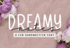 Dreamy Notes - Font Duo