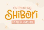 DS Shibori – Playful Typeface