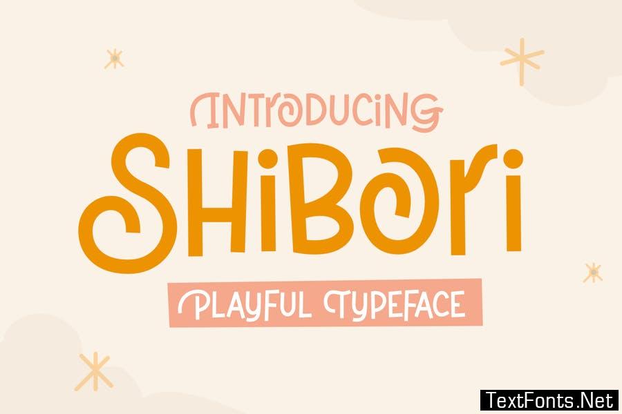 DS Shibori – Playful Typeface