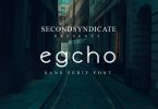 Egcho - Minimalist Font