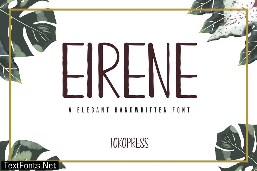 Eirene - Girly font