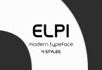 Elpi - Modern Typeface Font