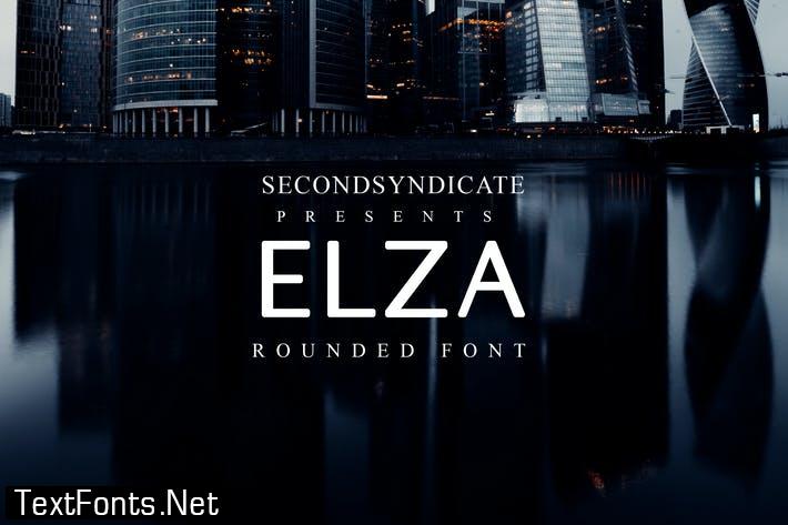 Elza - Rounded Font