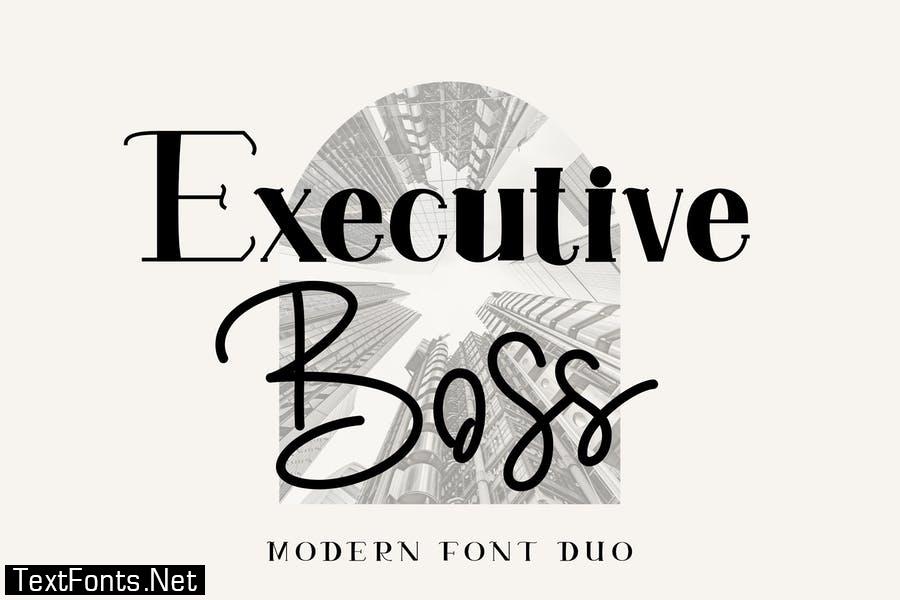 Executive Boss Font