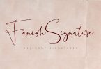 Fanish Signature - Elegant Font