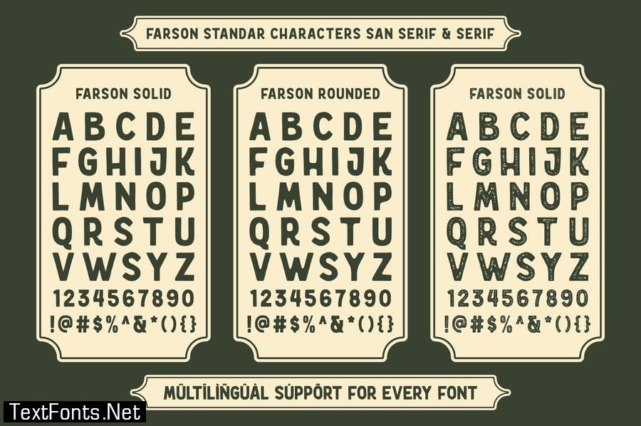 Farson – Vintage Typeface