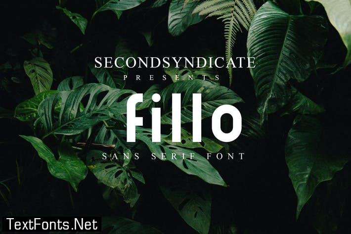 Fillo - Sans Serif Font