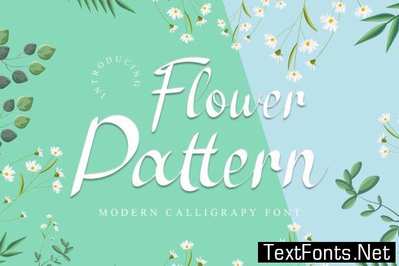 Flower Pattern Font